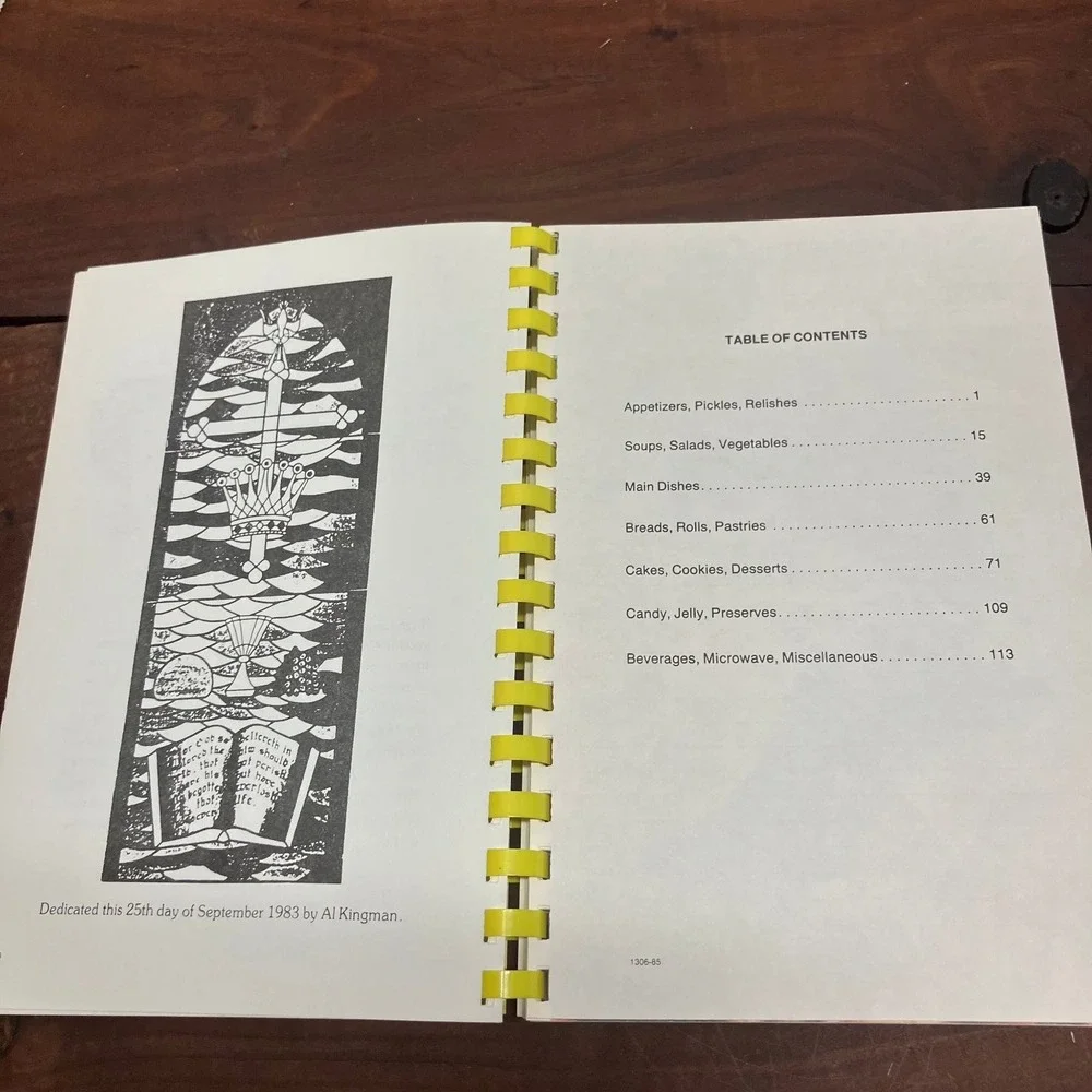 Church of the Pilgrimage UCC Overland Park Kansas Cookbook 1985 Vintage Spiral